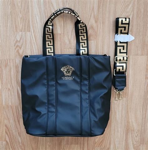 versace parfums rucksack schwarz